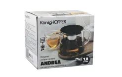 KonigHOFFER Dzbanek do herbaty z zaparzaczem 1L Andrea Fashion