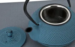 MPLCo Żeliwny dzbanek do herbaty 0,8 L turkus Hot