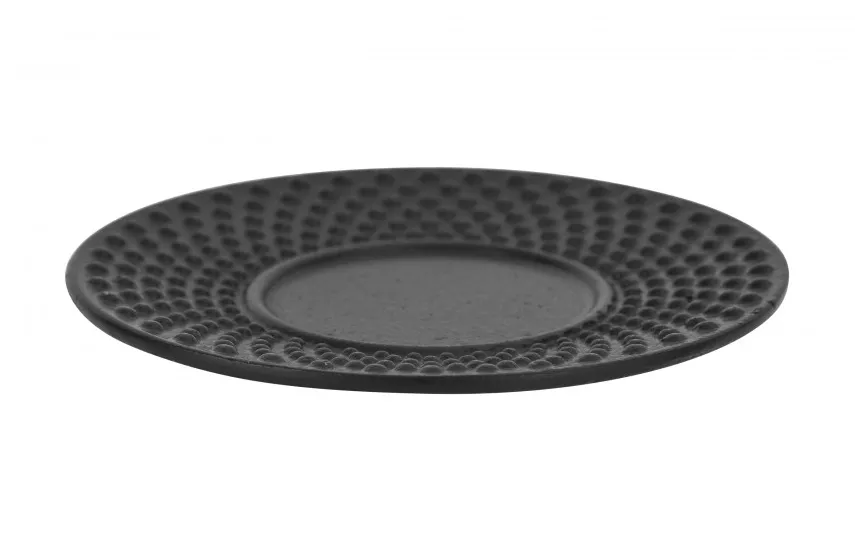Witek Home Żeliwny zestaw 6 spodków pod czarki Japanese Discount