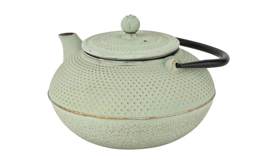 Witek Home Żeliwny zestaw do parzenia herbaty w stylu Japanese miętowy Outlet