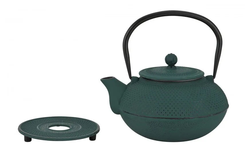 Witek Home Żeliwny zestaw do parzenia herbaty w stylu Japanese zielony Online