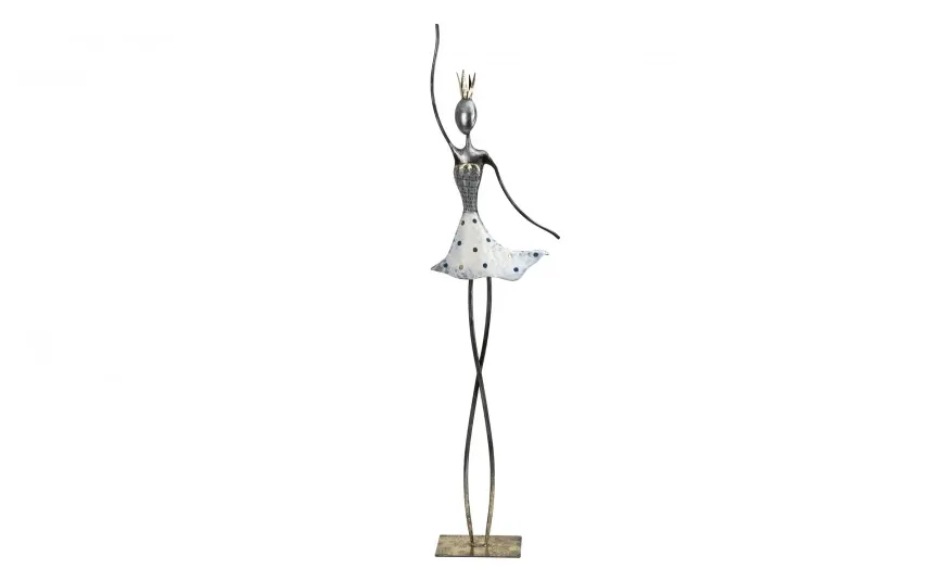Bizar Figurka baletnicy z metalu 20x7,5x79 cm Clearance