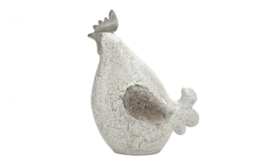Dekor Pap Figurka Kogut kremowo-brązowa 27 cm Outlet