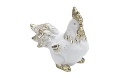 Art-Pol Figurka kogut złoto-biały Sale
