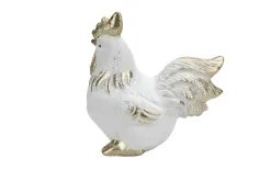 Art-Pol Figurka kogut złoto-biały Sale