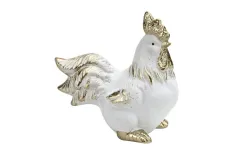 Art-Pol Figurka kogut złoto-biały Sale