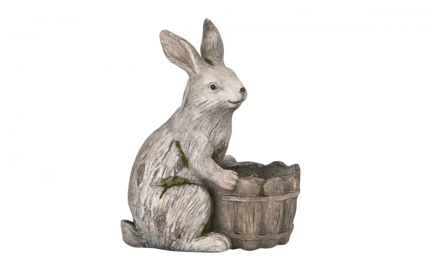 Dekor Pap Figurka Królik 36 cm z osłonką Clearance