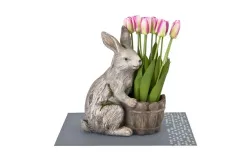 Dekor Pap Figurka Królik 36 cm z osłonką Clearance