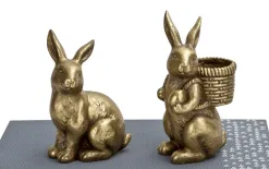 Dekor Pap Figurka Królik z koszyczkiem na plecach Clearance
