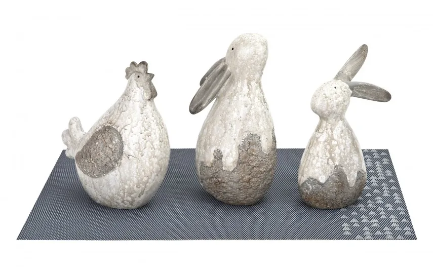 Dekor Pap Figurka Kura kremowo-brązowa 18,5 cm Clearance