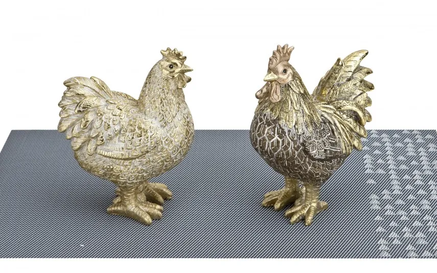 Art-Pol Figurka Kura złota H24 cm Best