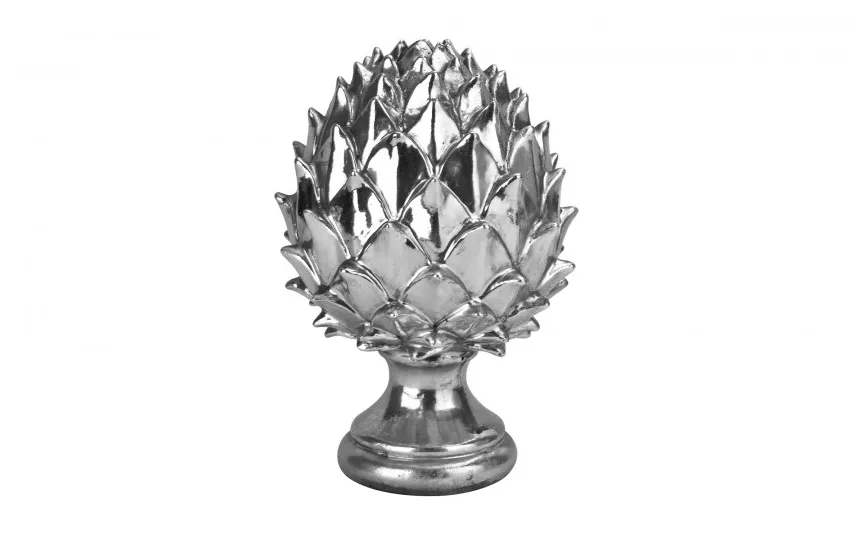 Art-Pol Figurka ozdobna Karczoch H22 cm Srebrny Outlet