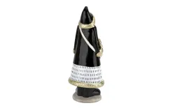 Witek Home Figurka ozdobna Mikołaj stojący czarno-złoty 30cm Best