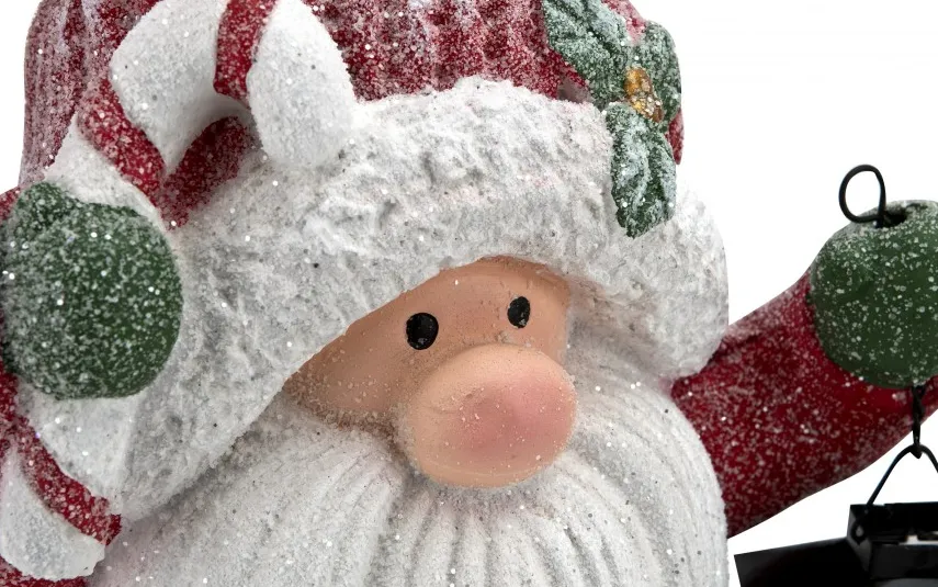 Ewax Figurka ozdobna Mikołaj z latarenką 7410 Fashion