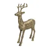 Ewax Figurka ozdobna Renifer H44,5 cm złota metalowa New
