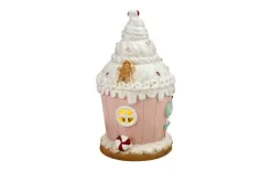Art-Pol Figurka ozdobna Różowy Domek Outlet