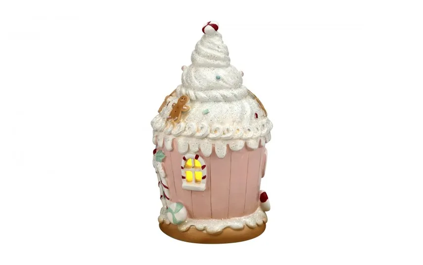 Art-Pol Figurka ozdobna Różowy Domek Outlet