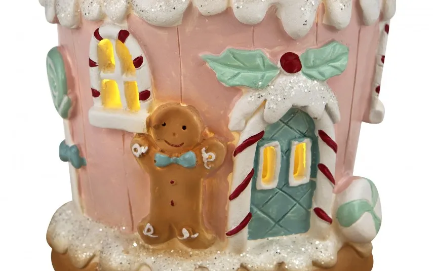 Art-Pol Figurka ozdobna Różowy Domek Outlet
