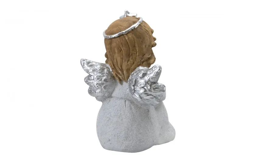 Dekor Pap Figurka ozdobna świecąca Aniołek LED 41 cm New
