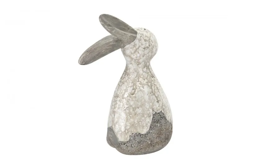 Dekor Pap Figurka ozdobna Zajączek kremowo-brązowy 18,5 cm Discount