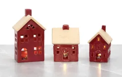 Art-Pol Figurka świecąca Domek ceramiczny czerwony duży 8044 Online