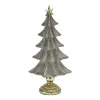Ewax Figurka świąteczna Choinka szaro-złota 22cm Outlet