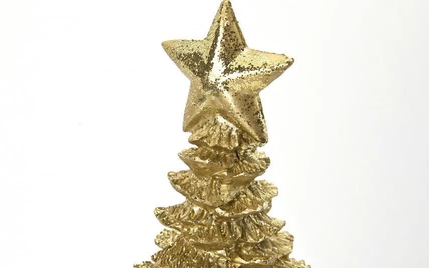 Art-Pol Figurka świąteczna Choinka złota 42,5 cm 171471 Clearance