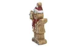 Art-Pol Figurka świąteczna Chłopiec Piernikowy świecąca LED 40 cm Best