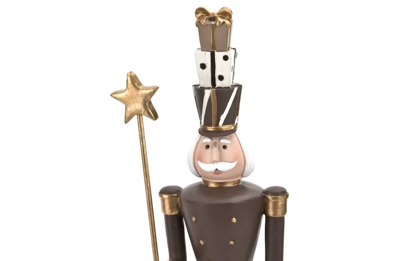 Art-Pol Figurka świąteczna Dziadek do orzechów gwiazda 45 cm 172871 Sale