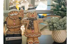 Art-Pol Figurka świąteczna Dziewczynka Piernikowa świecąca LED 44 cm Outlet