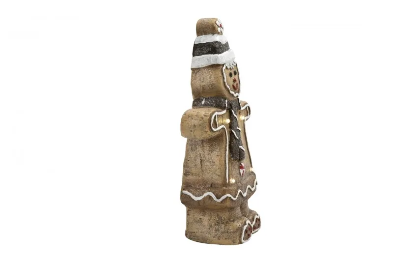 Art-Pol Figurka świąteczna Dziewczynka Piernikowa świecąca LED 44 cm Outlet