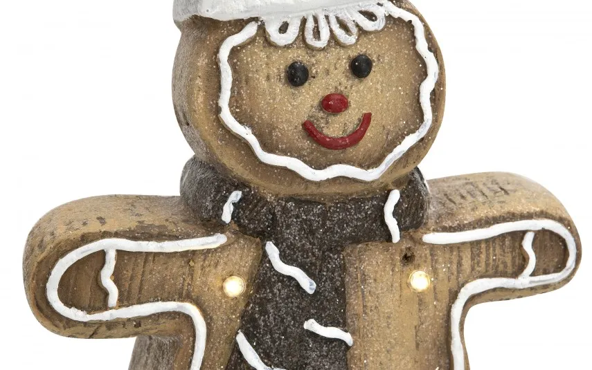 Art-Pol Figurka świąteczna Dziewczynka Piernikowa świecąca LED 44 cm Outlet