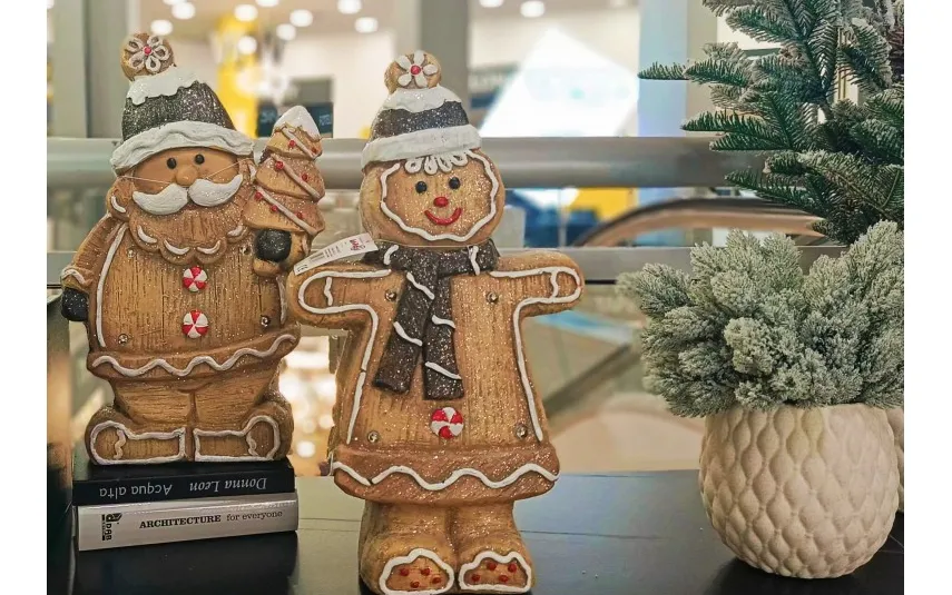 Art-Pol Figurka świąteczna Mikołaj Piernikowy świecący LED 41 cm Online