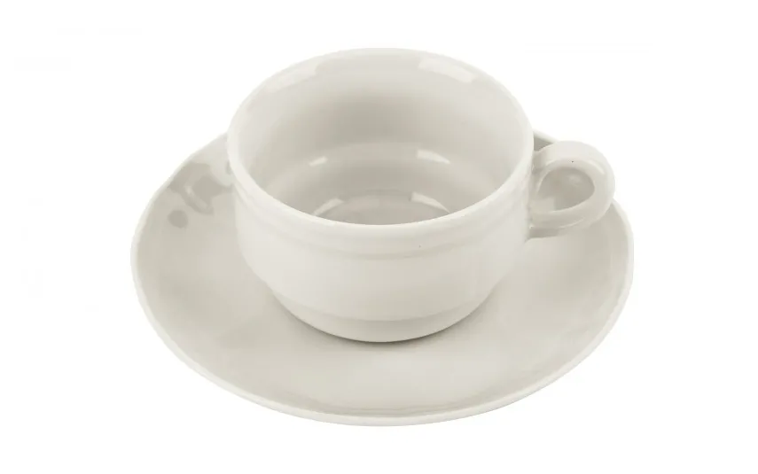 Karolina Filiżanka 300 ml ze spodkiem Castel Cream Outlet