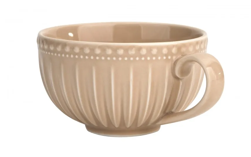 MPLCo Filiżanka 250 ml ze spodkiem MOSAIQUE BEIGE Sale
