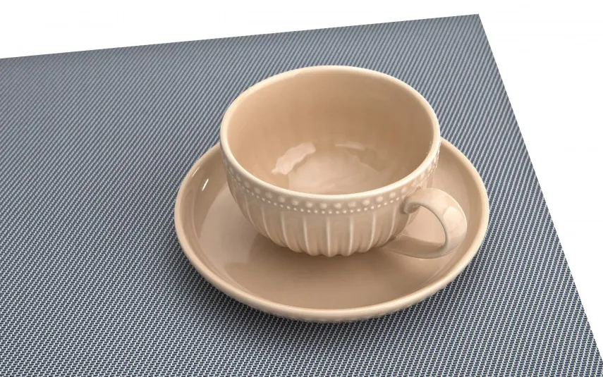 MPLCo Filiżanka 250 ml ze spodkiem MOSAIQUE BEIGE Sale
