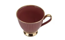 Cmielow Filiżanka 250 ml ze spodkiem Dalia Koral GZ04 Clearance