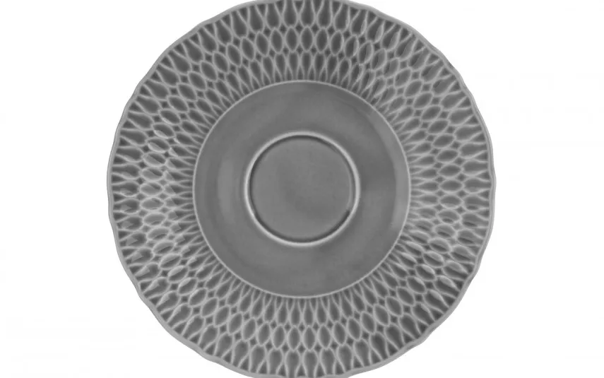 Cmielow Filiżanka + spodek 250ml/16 cm Sofia Szara Outlet