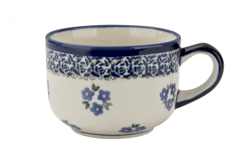 Boleslawiec Filiżanka ceramiczna 200 ml + spodek Bolesławiec Dekor 224 Online