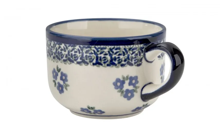 Boleslawiec Filiżanka ceramiczna 200 ml + spodek Bolesławiec Dekor 224 Online