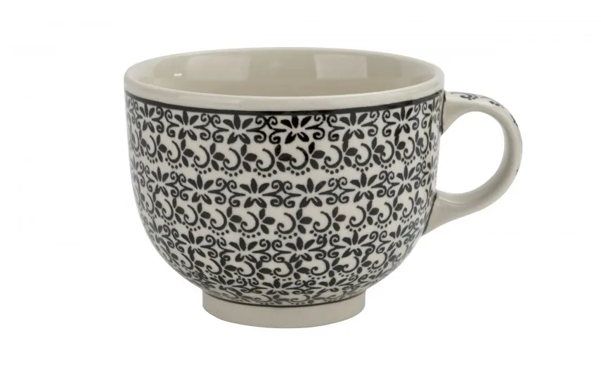 Boleslawiec Filiżanka ceramiczna 500 ml + spodek Bolesławiec Dekor 941 New