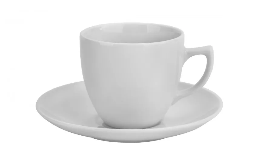 Cmielow Filiżanka do espresso 100 ml + spodek City Biała C001 Best