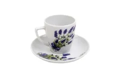 Lubiana Filiżanka do espresso 100 ml + spodek Beata/Sonia Lawenda Online