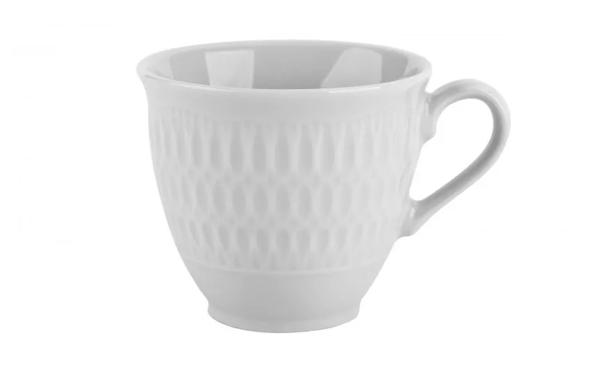 Cmielow Filiżanka do espresso 100 ml + spodek Sofia Biała Discount