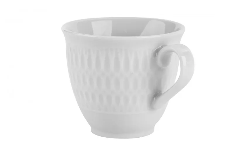 Cmielow Filiżanka do espresso 100 ml + spodek Sofia Biała Discount