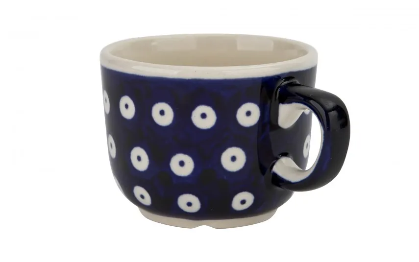 Cmielow Filiżanka do espresso 100 ml + spodek Sofia Biała Discount