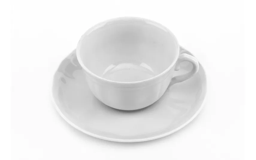 Karolina Filiżanka 220ml ze spodkiem Castel White Sale