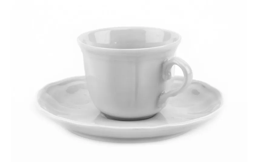 Karolina Filiżanka 100ml ze spodkiem Castel White Hot