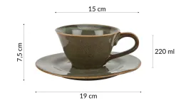 Witek Home Filiżanka 220ml ze spodkiem Tavern Online