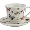 Duo Filiżanka porcelanowa 250 ml + spodek Butterflies Fashion